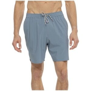 Free Fly Andros Swim Trunks Pacific Blue 7" Quick Dry UPF 50+ NWT $78